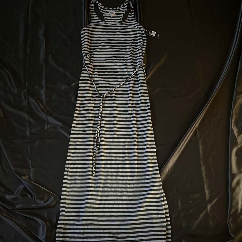 Black & Grey Maxi Dress Size M
